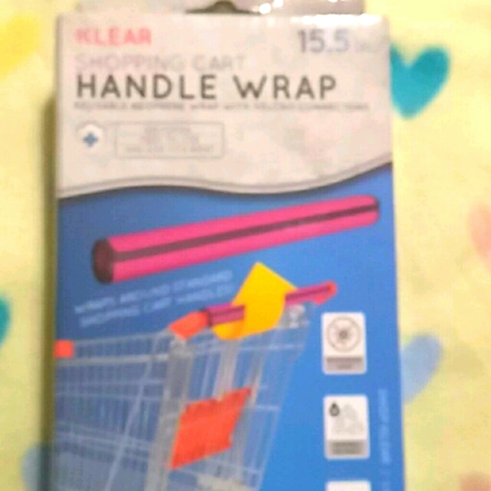 Shopping cart handle wrap